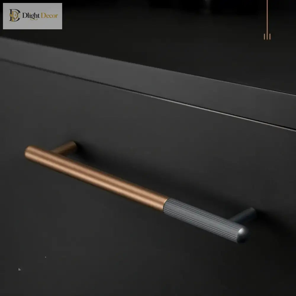 Dual tone Long Kitchen Cabinet Handles – Multicolor Wardrobe and Drawer Knobs Handles