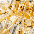 Duplex Building Crystal Chandelier - Post - Modern Light Luxury Elegance For Spiral Staircases