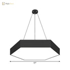 Eclipse’s Honeycomb Symphony: Modern Elegance Meets Luminous Charm Ceiling Light Fixtures