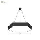 Eclipse’s Honeycomb Symphony: Modern Elegance Meets Luminous Charm Ceiling Light Fixtures