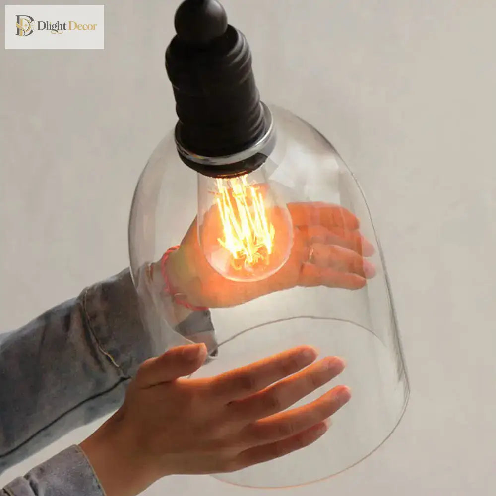 Edison Vintage Glass Pendant Light – product view 4