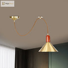 Eleanor’s Golden Glow: Expandable Pendant For Vintage Elegance (Gold 1 - Light)