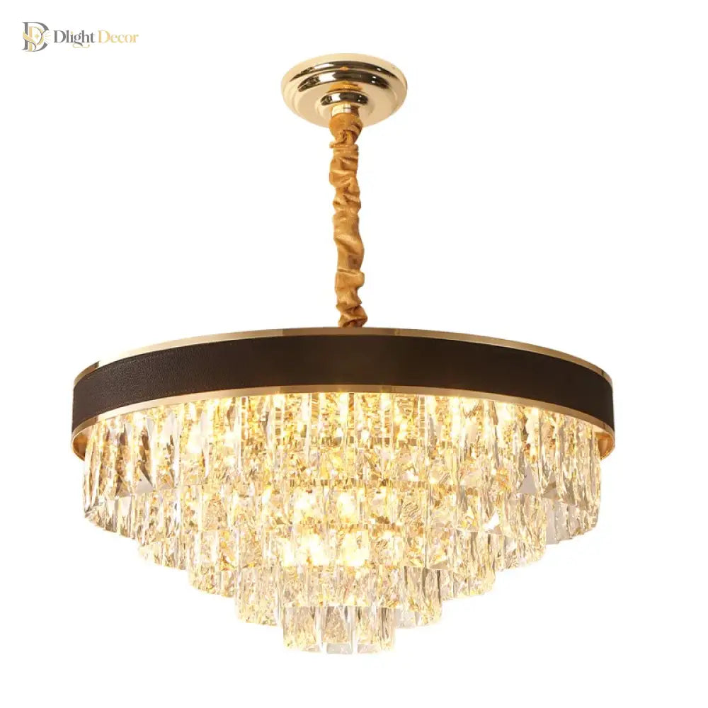 Elegant Black Chandelier - Postmodern Light Luxury For Living Rooms Dining And Bedrooms Chandelier