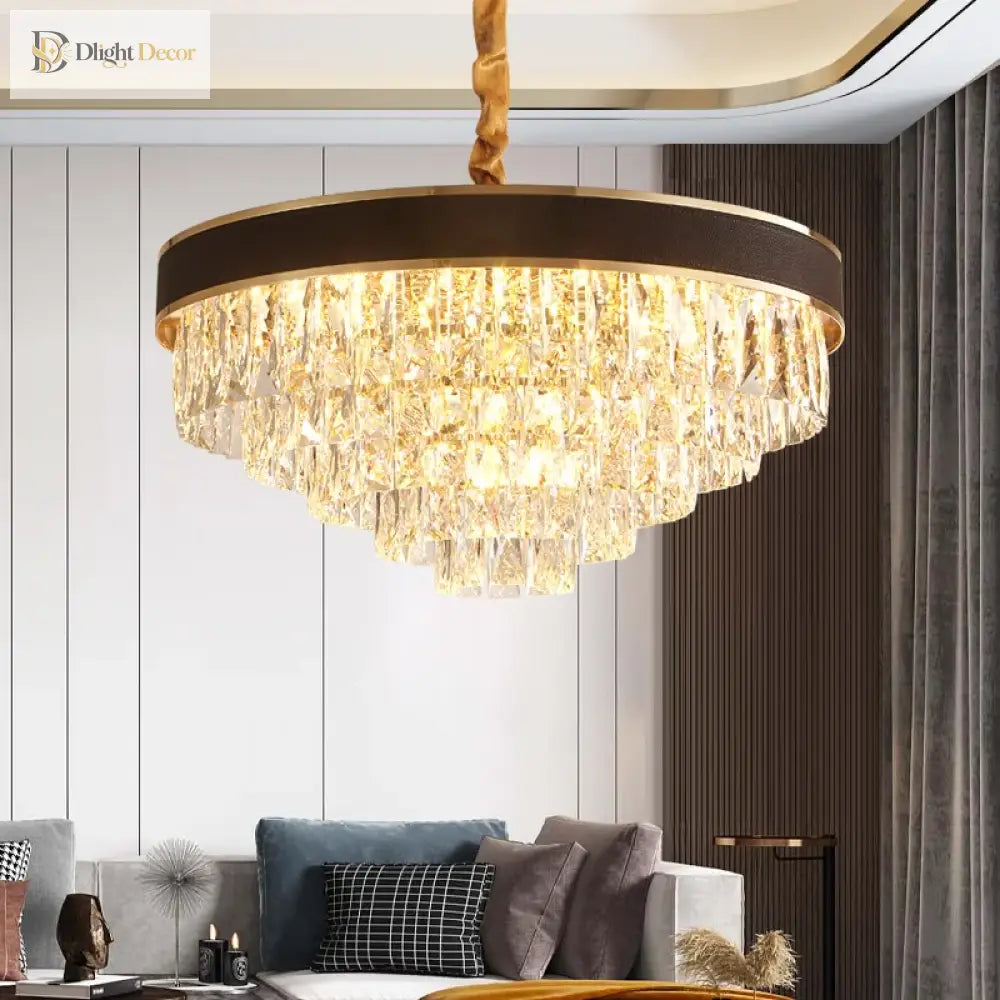 Elegant Black Chandelier - Postmodern Light Luxury For Living Rooms Dining And Bedrooms Chandelier