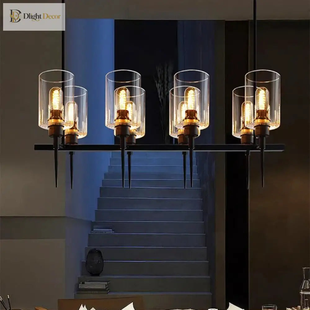 Elegant Dining Room Chandelier - Stylish Pendant Lighting Fixture For Indoor Decor Lights