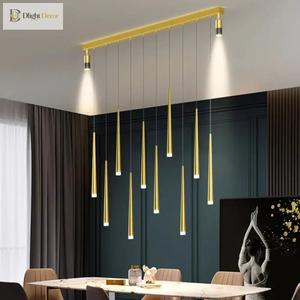 Elegant Chandelier For Dining Room - Stylish Pendant Lighting Fixture Indoor Decor Lights