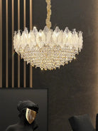 Elegant French Crystal Chandelier - Postmodern Light Luxury For A Luxurious Atmosphere In Living