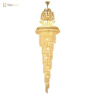 Elegant European - Style Crystal Chandelier - Ideal For Duplex Buildings Hotel Villas And Grand
