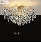 Elegant Long Gold K9 Crystal Chandelier - Ideal For Kitchen Dining Room Bedroom And Living Ceiling