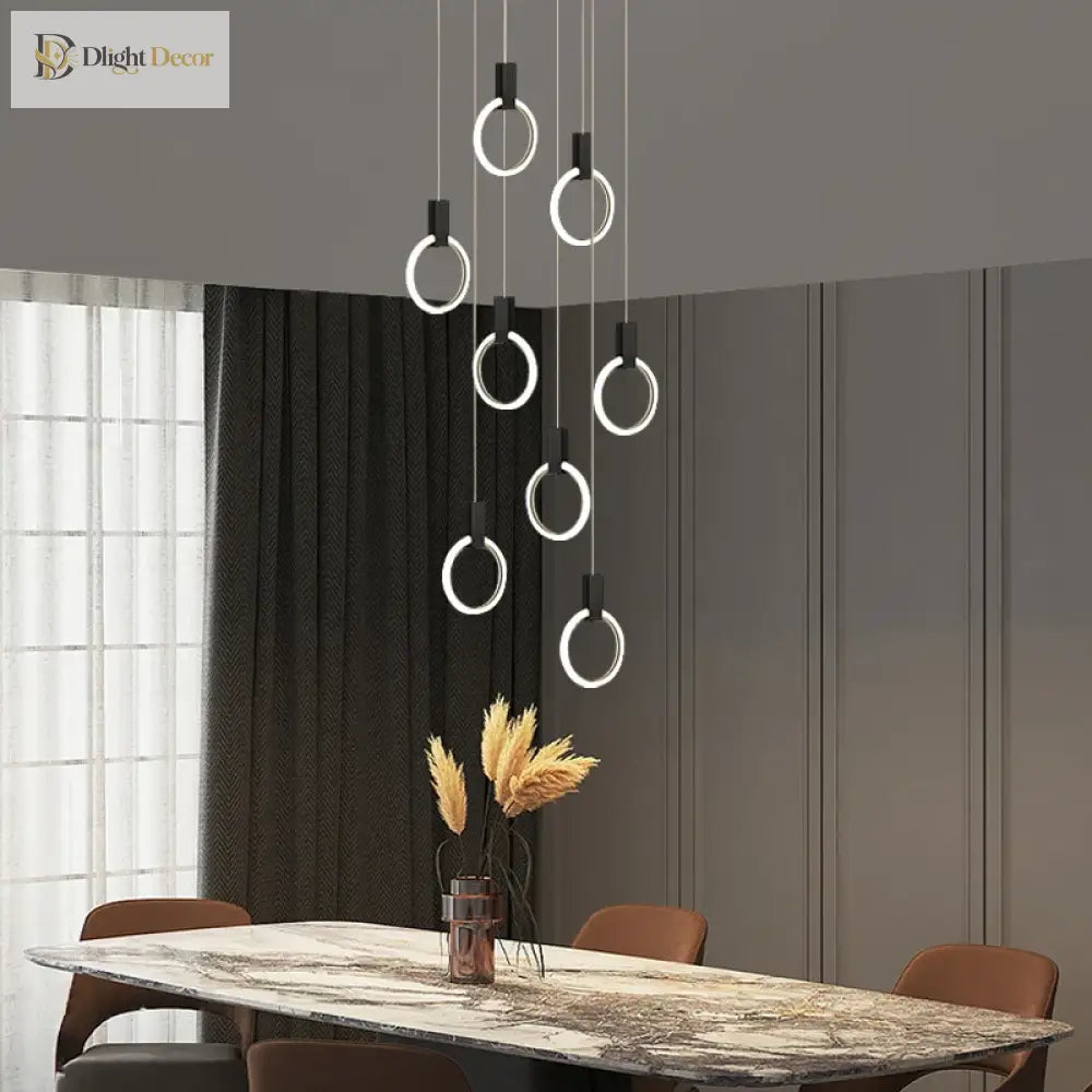 Elegant Led Branch Chandelier - Illuminate Your Duplex Living Room With Stunning Design Pendant