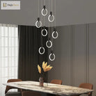 Elegant Led Branch Chandelier - Illuminate Your Duplex Living Room With Stunning Design Pendant