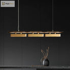 Elegant Black And Gold Led Chandelier - Contemporary Lighting For Dining Kitchen Rooms Pendant