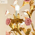 Elegant Nordic Rose Copper Chandelier - Led Illumination For Luxury Living Chandelier