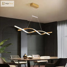 Elegant Dimmable Led Pendant Lamp - Versatile Lighting For Dining Kitchen Living Room And Bedroom
