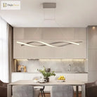 Elegant Dimmable Led Pendant Lamp - Versatile Lighting For Dining Kitchen Living Room And Bedroom