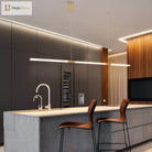 Elegant Copper Plating Led Pendant Lights - Modern Lighting For Living And Study Rooms