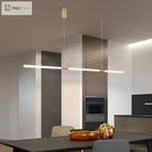 Elegant Copper Plating Led Pendant Lights - Modern Lighting For Living And Study Rooms