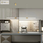 Elegant Copper Plating Led Pendant Lights - Modern Lighting For Living And Study Rooms