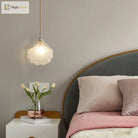 Elegant French Pastoral Pearl Shell Chandelier - A Modern Minimalist Fixture For Master Bedrooms