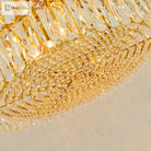 Elegant Post - Modern Crystal Chandelier - Stainless Steel Starry Lamp For Living Rooms Bedrooms