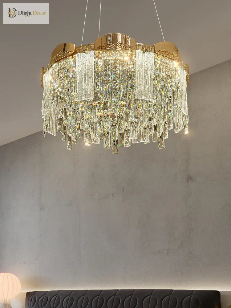 Elegant Modern Circular Crystal Chandeliers - Adding Light Luxury And Creativity To Your Living