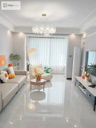 Elegant French Light Luxury Glass Chandelier - Modern Golden Rectangular Dining Room And Living