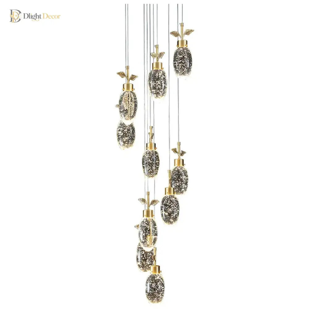 Elegant Round Crystal Pendant Lights - Illuminate Your Living Dining And Bedroom Spaces With Modern