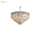 Elegant Nordic Postmodern Crystal Chandeliers - Luxury Round Lighting For Villas Homes Restaurants