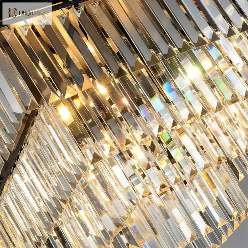Elegant Nordic Postmodern Crystal Chandeliers - Luxury Round Lighting For Villas Homes Restaurants