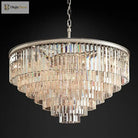 Elegant Nordic Postmodern Crystal Chandeliers - Luxury Round Lighting For Villas Homes Restaurants