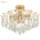 Elegant French Light Luxury Crystal Chandelier - Ideal For Atmosphere In Living And Dining Rooms