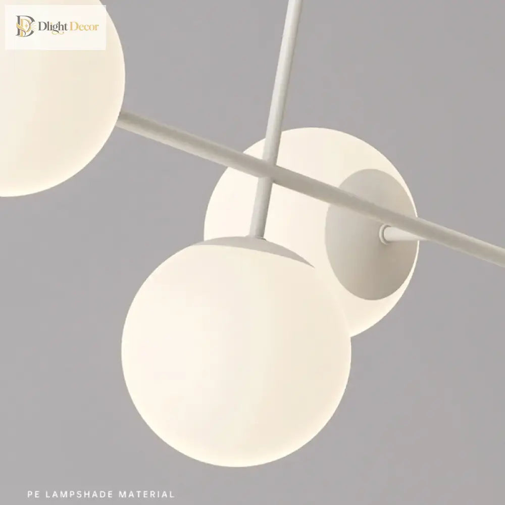 Elegant French White Pendant Lamps - Illuminate Your Dining Table And Kitchen Island With Timeless
