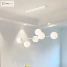 Elegant French White Pendant Lamps - Illuminate Your Dining Table And Kitchen Island With Timeless