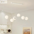 Elegant French White Pendant Lamps - Illuminate Your Dining Table And Kitchen Island With Timeless