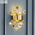 Eliana - New Modern Wall Sconce Lighting For Bedroom Brushed Gold Crystal Lamps Home Decoration Led