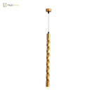 Eliana Captivating Rope Pendant: Modern Elegance In Gold