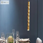 Eliana Captivating Rope Pendant: Modern Elegance In Gold