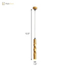 Eliana Captivating Rope Pendant: Modern Elegance In Gold
