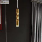 Eliana Captivating Rope Pendant: Modern Elegance In Gold