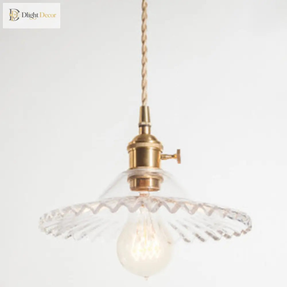 Eliana Scalloped Pendant: Vintage Charm With Green Hue (Multiple Color Options)