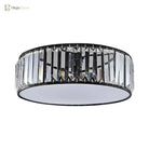 Elizabeth Crystal Drum Fixture - Modern Elegance For Bedrooms Ceiling Light