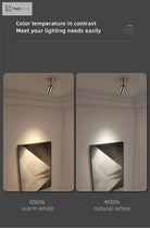 Ella’s Led Ceiling Spotlight In Nickel - 7W Cri97 With Flicker - Free Design And Rotational Accent