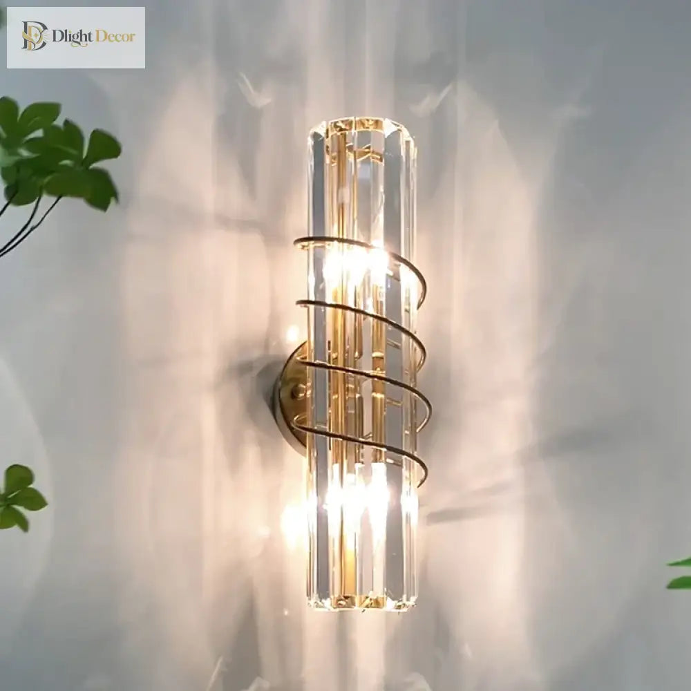 Ella’s Nordic Minimalist Crystal Wall Lamp - Stylish Lighting For Your Tv Background And Aisle
