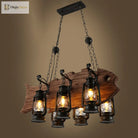 Embrace Coastal Charm With The Black Kerosene Chandelier Pendant Lighting