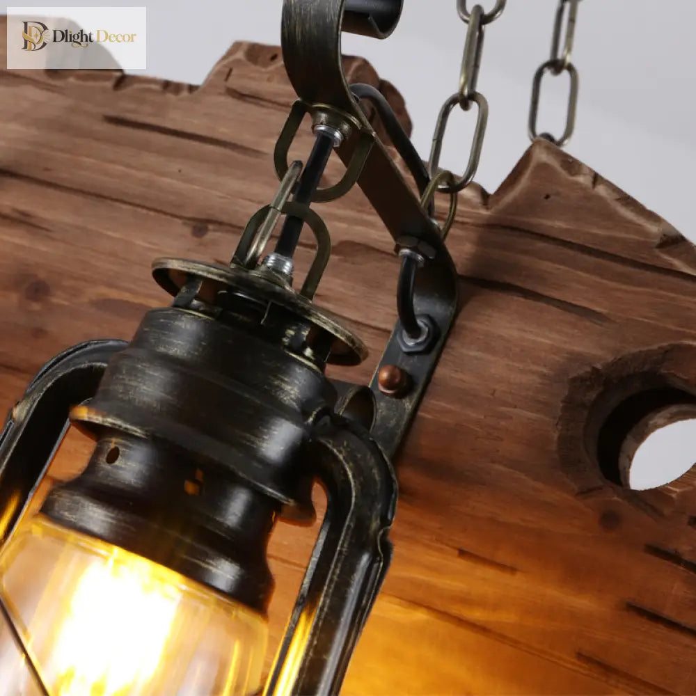 Embrace Coastal Charm With The Black Kerosene Chandelier Pendant Lighting