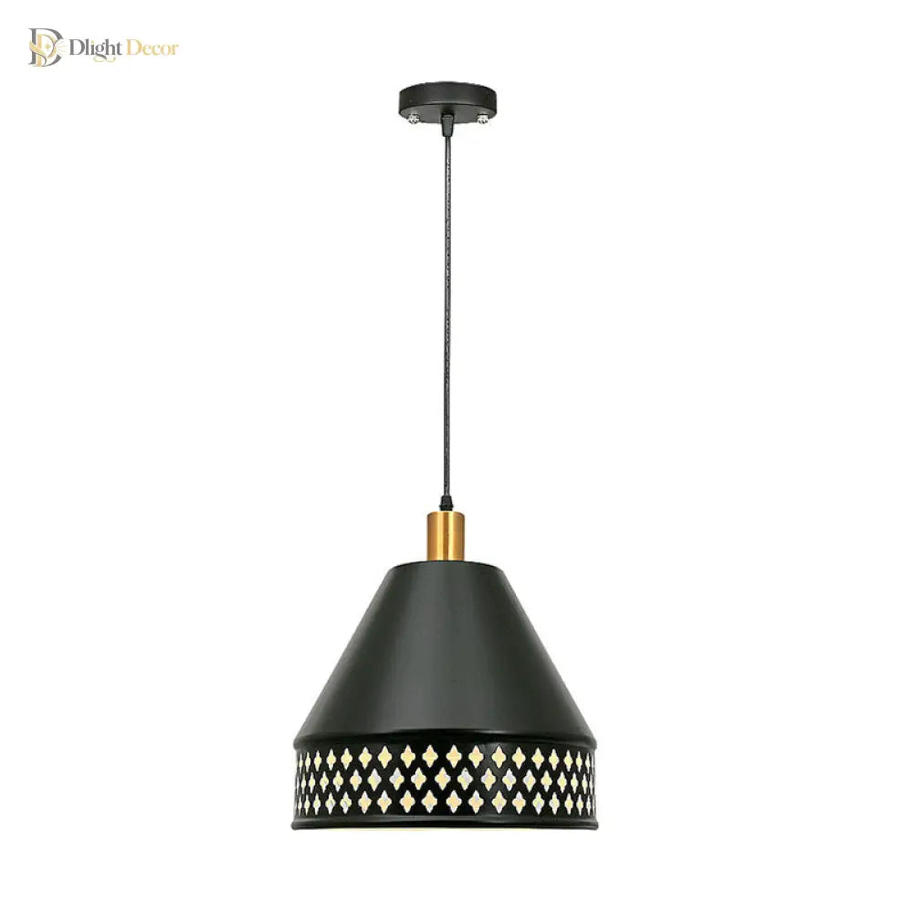 Embrace Industrial Chic With Cutout Detail: The Taper Ceiling Pendant Lamp