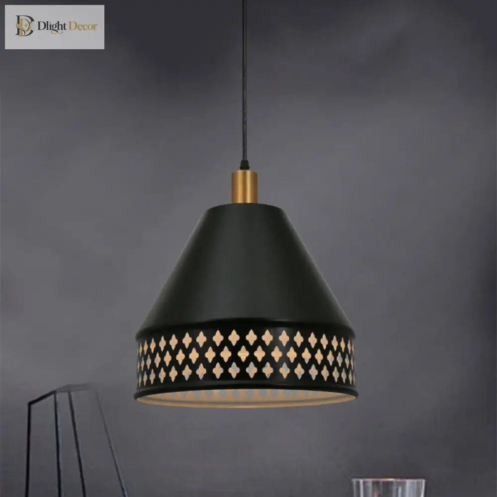 Embrace Industrial Chic With Cutout Detail: The Taper Ceiling Pendant Lamp