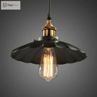 Embrace Industrial Charm With A Floral Touch: The Black Shade Pendant Lamp