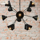 Embrace The Mid - Century Charm: The Industrial Sputnik Chandelier