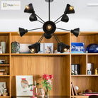 Embrace The Mid - Century Charm: The Industrial Sputnik Chandelier
